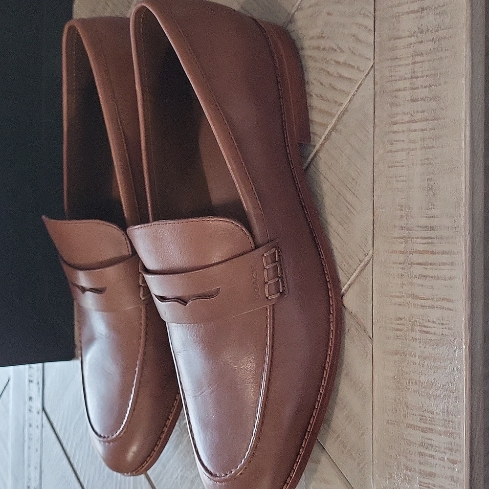New Authentic Coach Men’s DCLN Loafer Saddle Brown Size 11.5D - Picture 3 of 11